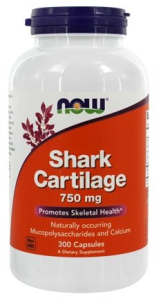Shark Cartilage (300 Caps 750 mg) NOW Foods